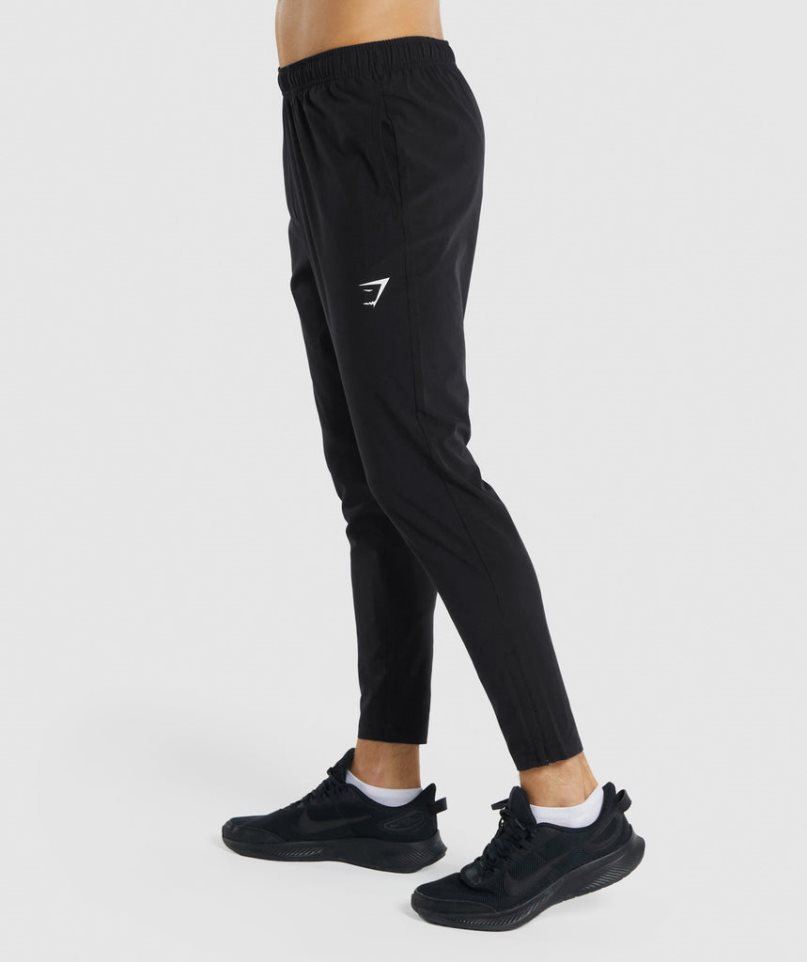 Men's Gymshark Arrival Woven Jogger Black | CA D05A8N